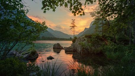 Hintersee wallpaper