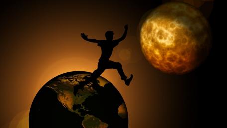 Leave the Earth wallpaper