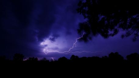 Electric Night Storm wallpaper