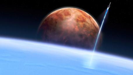 Beyond the Horizon Journey to a Distant World wallpaper
