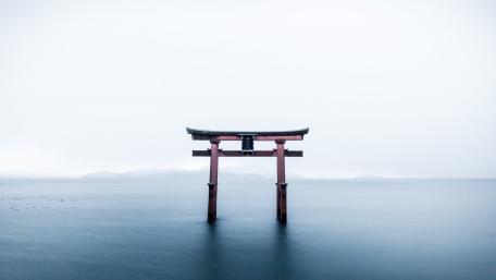 Japanese Torii gate wallpaper