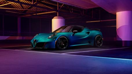 Sleek Alfa Romeo 4C Exuding Dreamy Elegance wallpaper