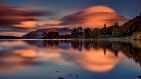 Derwentwater Reflection wallpaper