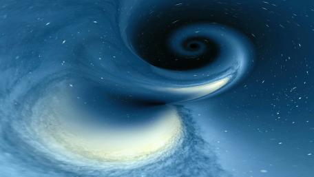 Spacetime curvature wallpaper