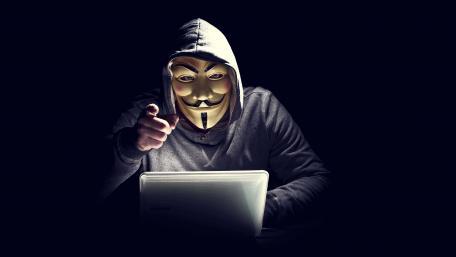 Mysterious Hacker in the Shadows wallpaper