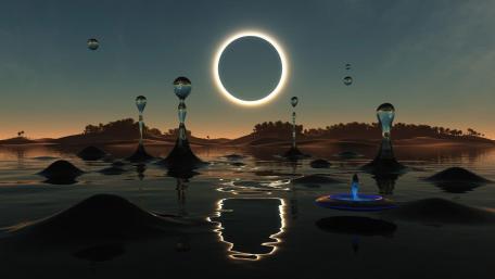 Surreal antigravity wallpaper
