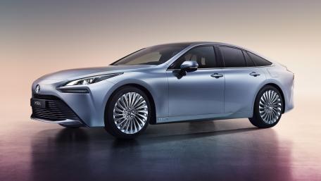 Sleek Toyota Mirai Wallpaper Design wallpaper