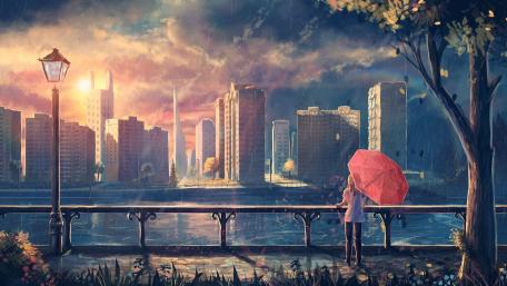 Rainy day wallpaper