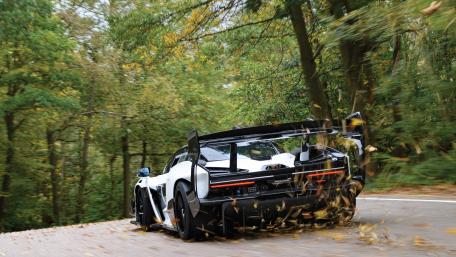 Mclaren Senna GTR on Winding Road wallpaper