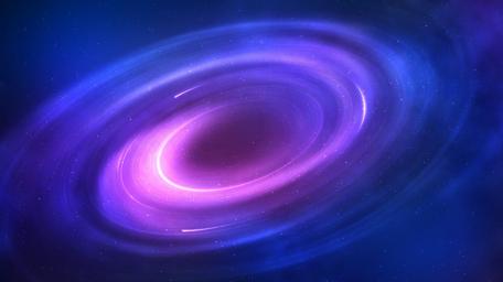 Mystical Spiral Galaxy in Purple Hues wallpaper
