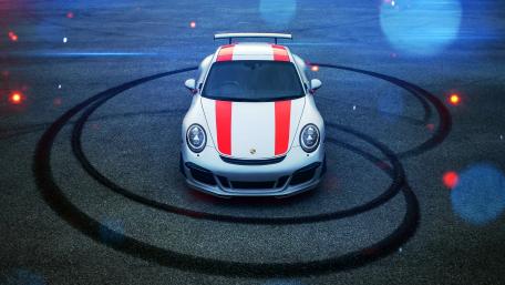 Porsche 911 Carrera GTS rear view wallpaper