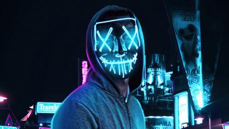 Glowing face wallpaper