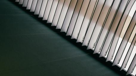 Steel Shadow Play in Abstract Form wallpaper