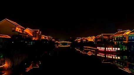 Weizhou night view wallpaper