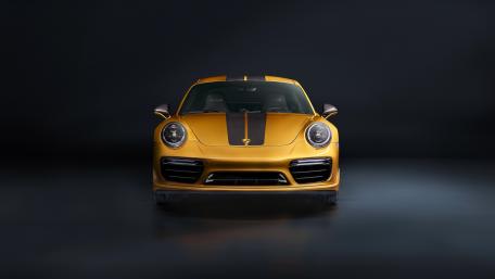 Stunning Yellow Porsche 911 in 4K Quality wallpaper