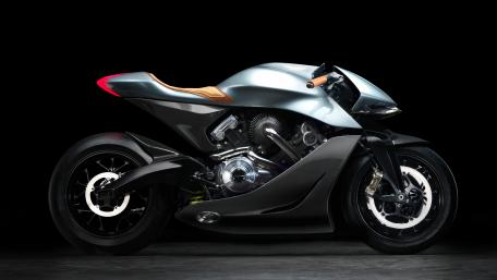 Aston Martin Motorcycle in 8K Glory wallpaper