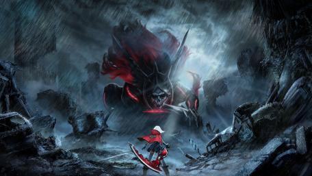 Epic Confrontation in the Abyss wallpaper