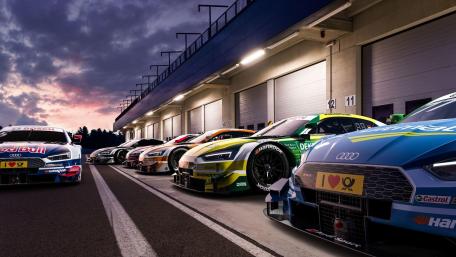 High-Performance Audi RS 5 Racing Lineup wallpaper