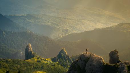 Majestic Mountain Serenity wallpaper