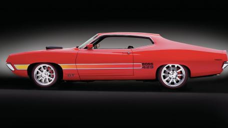 Classic Ford Torino Muscle Car Wallpaper in Stunning 4K wallpaper