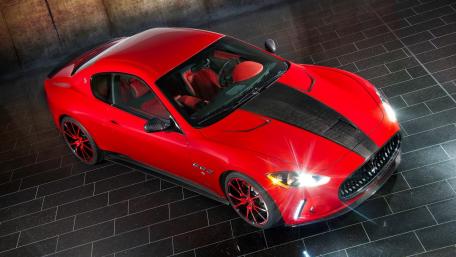 Red Maserati GranTurismo Wallpaper Art wallpaper
