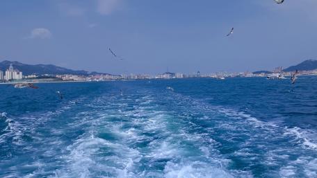The sea of Weihai wallpaper