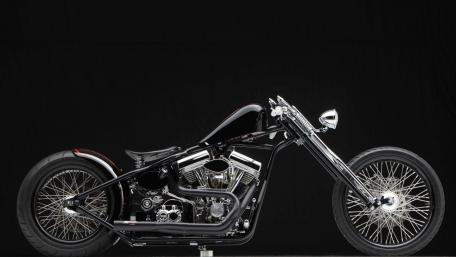 Chopper Motorcycle Beauty at Its Finest wallpaper