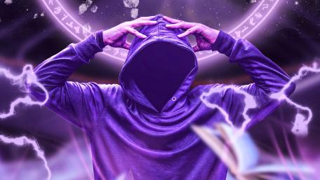 Anonymus guy with chakra wallpaper