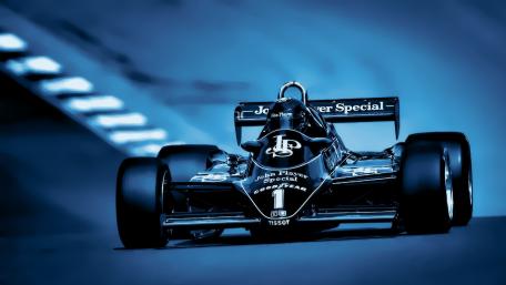F1 Racing Legacy in Blue Hue wallpaper