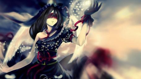 Dark Enigma in a Mystical Realm wallpaper