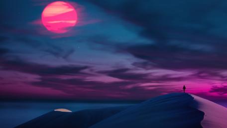 Artistic Desert wallpaper