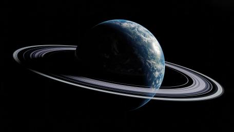 Ringed Earth wallpaper