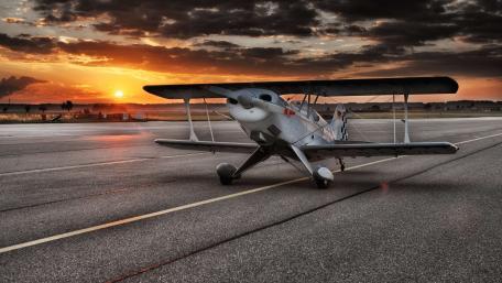 Aviation Beauty at Sunset wallpaper
