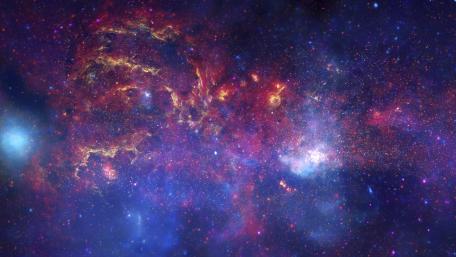 Galactic Core in Majestic 8K Resolution wallpaper