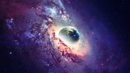 Glimpse of Cosmic Majesty wallpaper