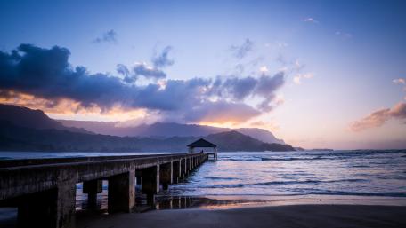 Hanalei Bay Pier wallpaper
