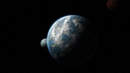 Celestial Harmony in Orbit wallpaper