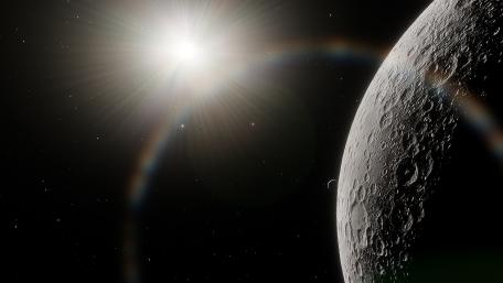 Celestial Beauty of Darkness and Light wallpaper