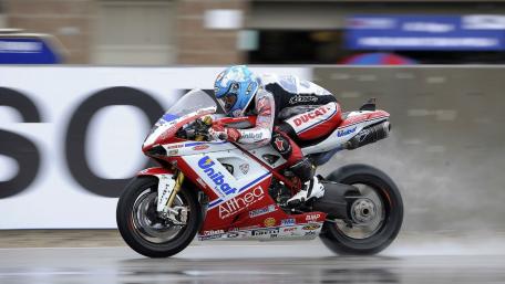Ducati Superbike Racing in Action wallpaper