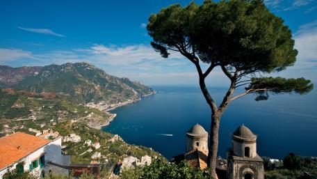 Villa Rufolo view, Ravello wallpaper