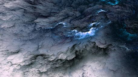 Abstract clouds artwork wallpaper