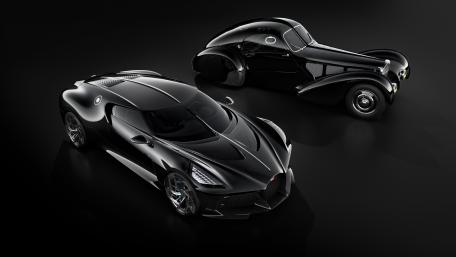 Elegance in Motion Exquisite Bugatti Duo wallpaper