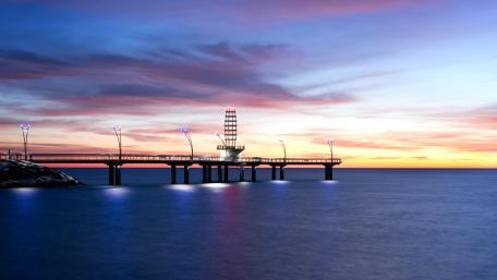 Brant Street Pier wallpaper