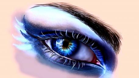 Vivid Fantasy Eye Art Wallpaper wallpaper