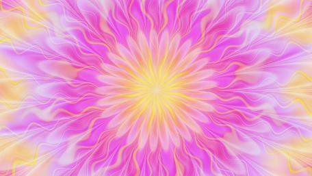 Radiant Pink Abstract Flower Design wallpaper