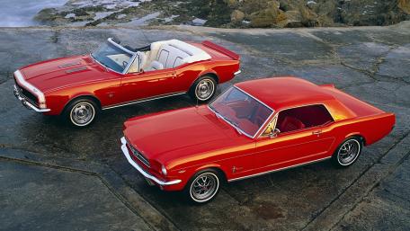 Mustang & Camroe wallpaper