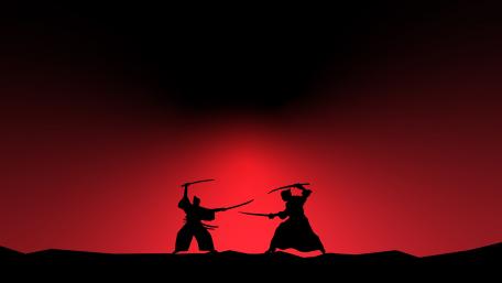 Samurai fight wallpaper
