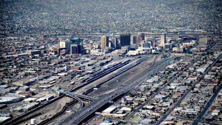 Aerial View of El Paso, Texas wallpaper
