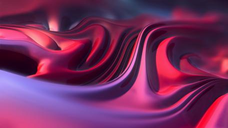 Waves of Vibrant Elegance in 3D wallpaper