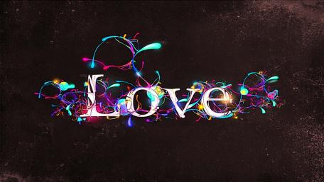 Eternal Glow of Love in Darkness wallpaper
